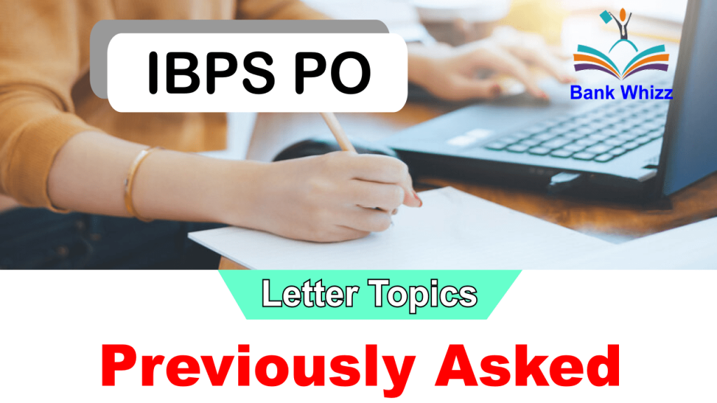 Letter Topics for IBPS PO